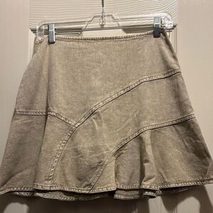 Mustard Seed Beige Skater Skirt